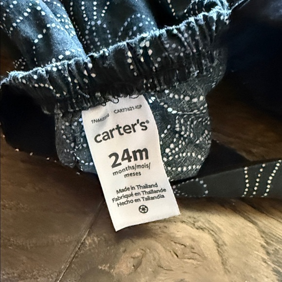 Charming Black Floral Baby Dress with Bloomers top and bottom set 24 months baby - Picture 5 of 6